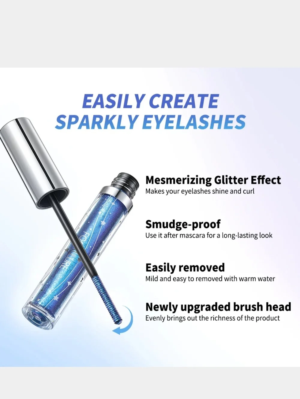 Focallure Star Drifter Glitter Mascara - Eternal Venus